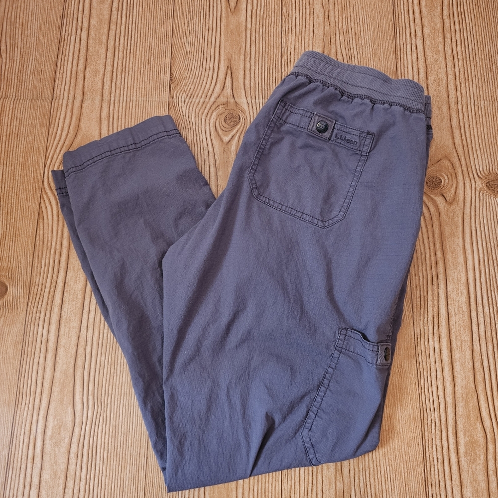 LL Bean Pull On Cargo Pants Womens Size Small